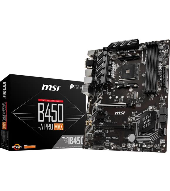 Msi B450-A Pro Max AMD B450 3466MHz DDR4 Soket AM4 ATX Anakart