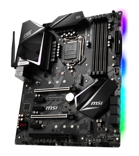 Msı Mpg Z390 Gamıng Edge Ac Soket 1151 Ddr4 4400(Oc) Hdmı Dp M.2 Usb3.1 Rgb Wı-Fı Atx