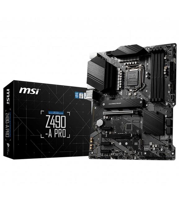 Msi Z490-A PRO 4800MHz(OC) DDR4 Soket 1200 M.2 HDMI DP ATX Anakart