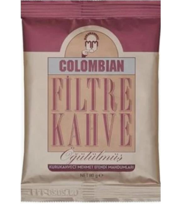 Mehmet Efendi 80gr Colombıan Filtre  (Öğütülmüş)