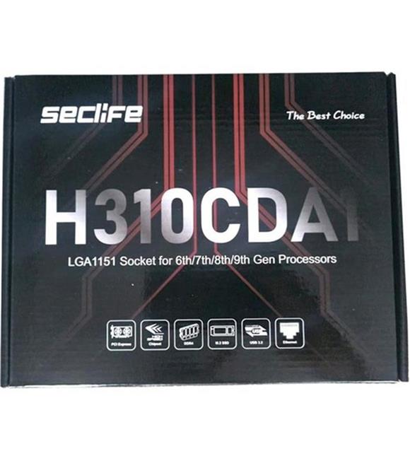 Seclife H310CDA1 (B250 Chipset) 6-7-8-9th M.2 DDR4 S+V+L 1151P Anakart (6.7.8.9.Nesil)_1