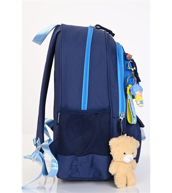 Muggle 3lü Çanta Seti Deep Blue 2025 (mu-5947,mu 5948,mu 5949)