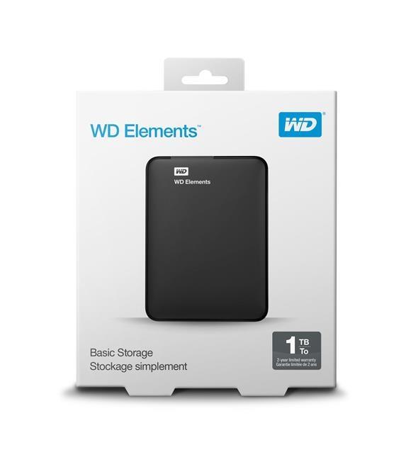 Wd 1TB 2.5 Usb3.0 Wdbuzg0010Bbk Elements Siyah Harici Harddisk