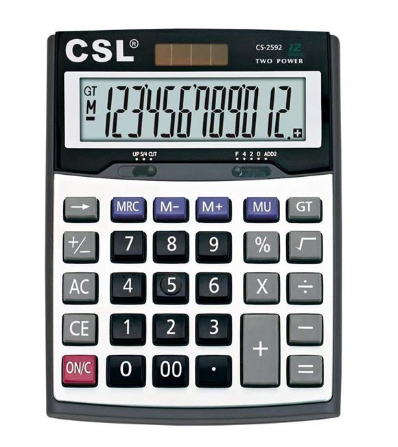 CSL CS-2592 12 Hane Masa Tipi Hesap Makinesi