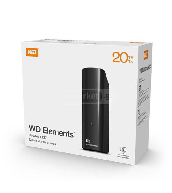 Wd 20TB Elements 3.5" WDBWLG0200HBK-EESN Siyah Harici Disk_1