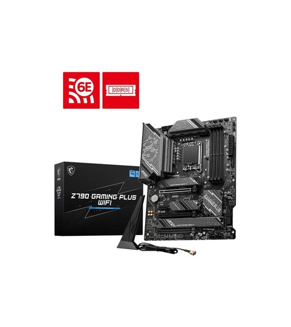 Msi Z790 Gaming Plus Wifi 1700 DDR5 7200MHZ(OC) USB3.2 DP HDMI 1x2.5G LAN WI-FI 6E ATX Anakart