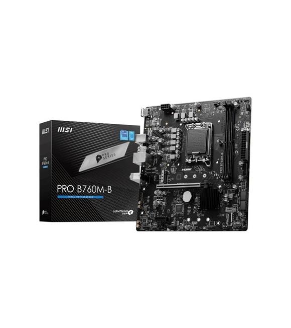 Msı Pro B760M-B DDR4 4800Mhz (OC) M.2 1700p mATX Anakart