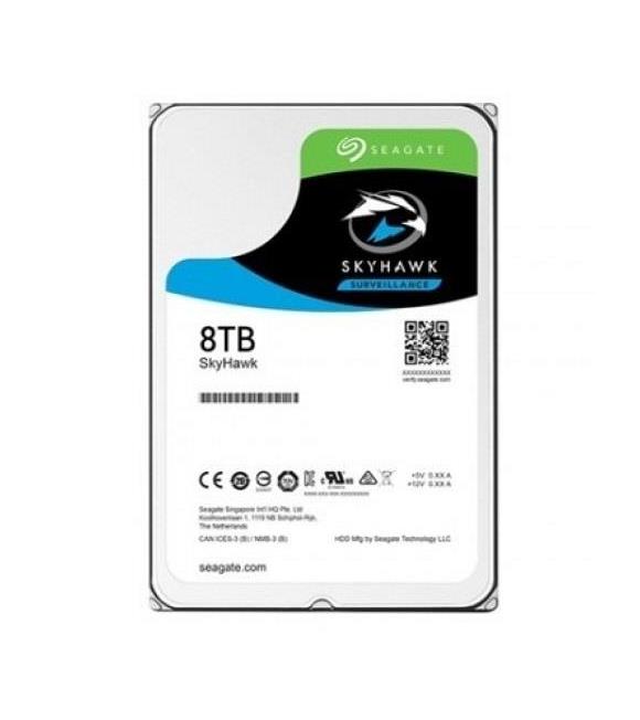 Seagate 8TB ST8000VX010 256 MB Önbellek 5400 RPM 3.5" 7-24 Güvenlik (Resmi Distiribitör Ürünü)