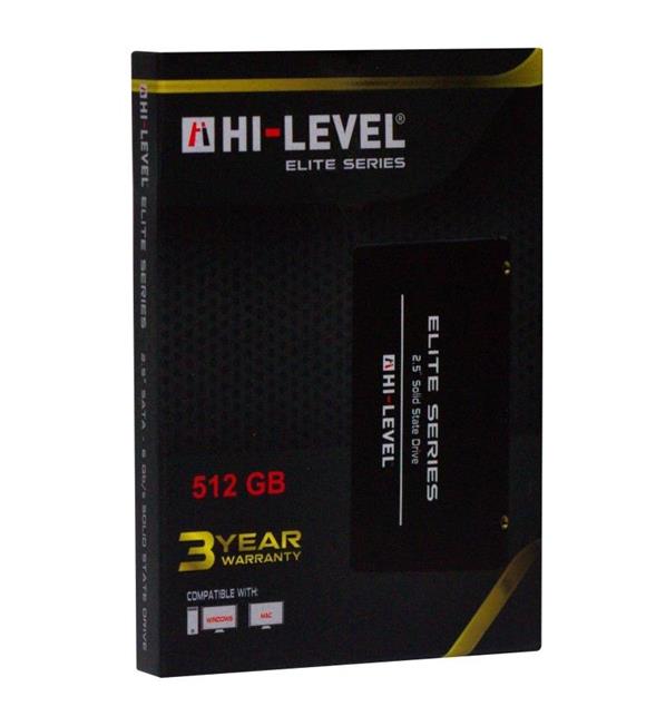 Hi-Level 512GB Elite HLV-SSD30ELT-512G 560-540MB-s 2.5" SATA3 Kızaksız SSD Disk_1