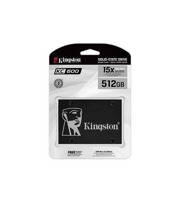 Kingston 512GB KC600 550MB-520MB-S 2.5"sata 3 SSD SKC600-512G Ssd Hardisk