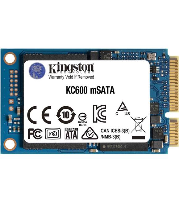 Kingston 512GB KC600 550-500MB-S Msata SSD SKC600MS-512G Harddisk