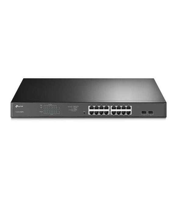 Tp-Link TL-SG1218MP 16 Port 10-100-1000 Poe+ Switch 2 Port SFP Çelik Kasa Rack Mount