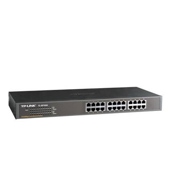 Tp-Link TL-SF1024D 24 Port 10-100 Mbps Switch Çelik Kasa Rack Mount