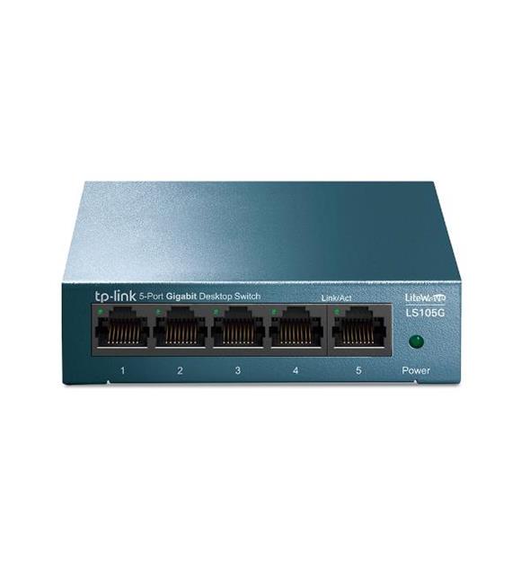 Tp-Link LS105G 5 Port 10-100-1000 Mbps Switch Metal Kasa