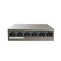 Tenda TEF1106P 6 Port 4 Port Poe+ 10-100 + 2 Port Uplink Switch Çelik Kasa Rack Mount