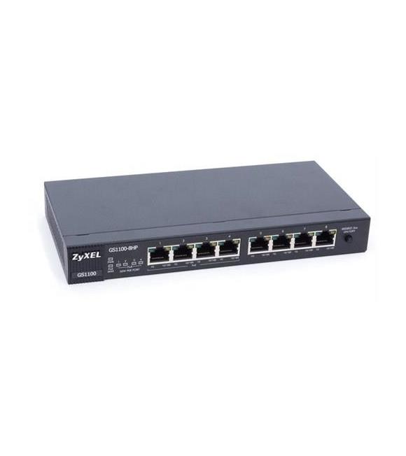 Zyxel GS1100-8HP 8 Port 4 Port Poe+ 10-100-1000 Mbps Switch_1