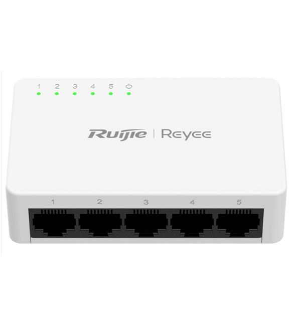Ruijie Reyee RG-ES05F 5 Portlu, 10-100 Fast Ethernet Tak Çalıştır Switch Plastik Kasa