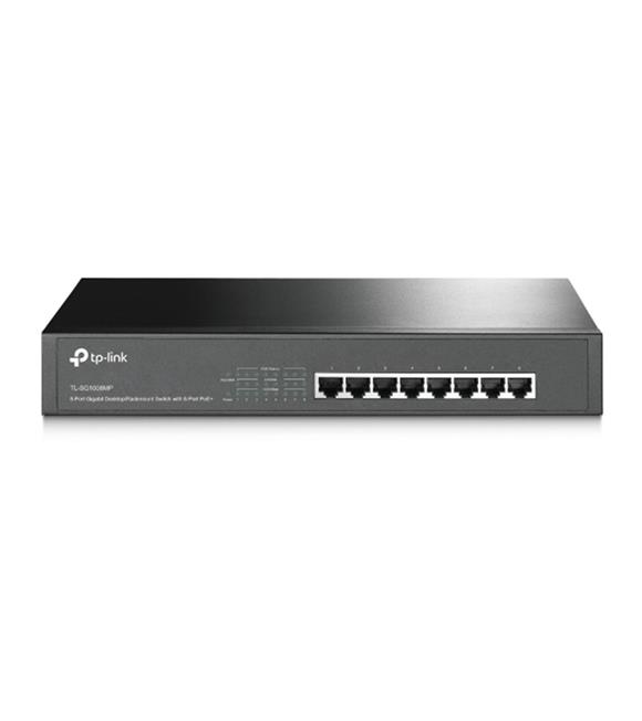 Tp-Link TL-SG1008MP 8 Port Poe+ 10-100-1000 Mbps Switch Çelik Kasa Rack Mount