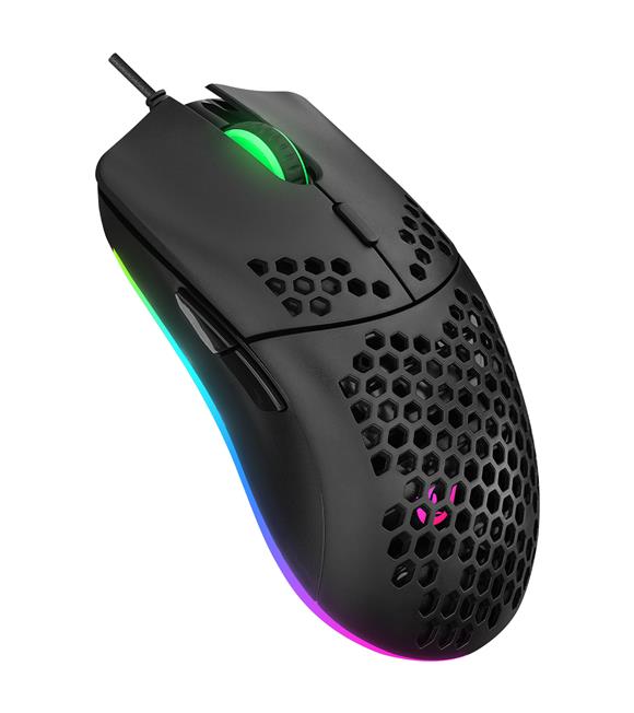 Rampage KB-R310 BROKER V2 Siyah Usb Gökkuşağı Zemin Aydınlatmalı 12800 DPI Oyuncu Klavye + Mouse Set