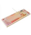 Everest KB-79 SILENT PRO Bej-Pembe-Turuncu SESSİZ RGB Q Membrane Oyuncu Klavyesi_1)