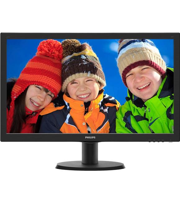 Philips 23.6" 243V5Lhab5-01 1Ms Analog+ Hdmı Hd  Monitör