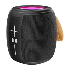 Mikado MD-888 CUBE Siyah 5W 1200mAh BT-TF-USB-LED Işıklı Speaker Hoparlör
