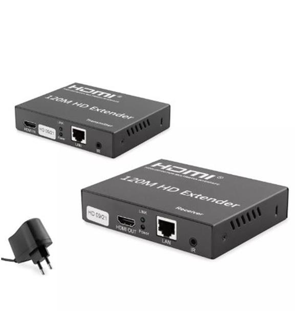 Hadron Hdx1348 120M Hdmi Extender 3840 x 2160 @30Hz 4K  Siyah