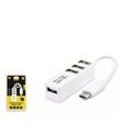 Hadron Hdx7015 Type-C Hub 4-Usb Beyaz (Telefon Uyumlu)