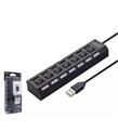 Hadron Hdx7001 Usb Hub 7-Usb Siyah Anahtarlı