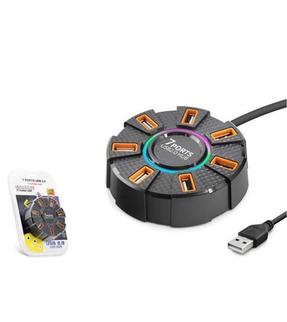 Hadron Hdx7035 Usb Hub 7-Usb 1.2M Siyah