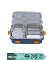 Vagonlife BL50433-1 850ml 4 Bölmeli Mavi Çelik Saklama Kabı_1)