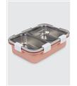 Vagonlife BL50442 800ml 2 Bölmeli Pembe Çelik Saklama Kabı
