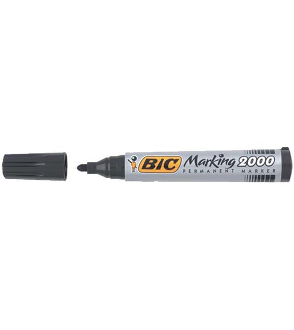 Bic Markör Permanent 1.7 MM Yuvarlak Uçlu Siyah 2000 09