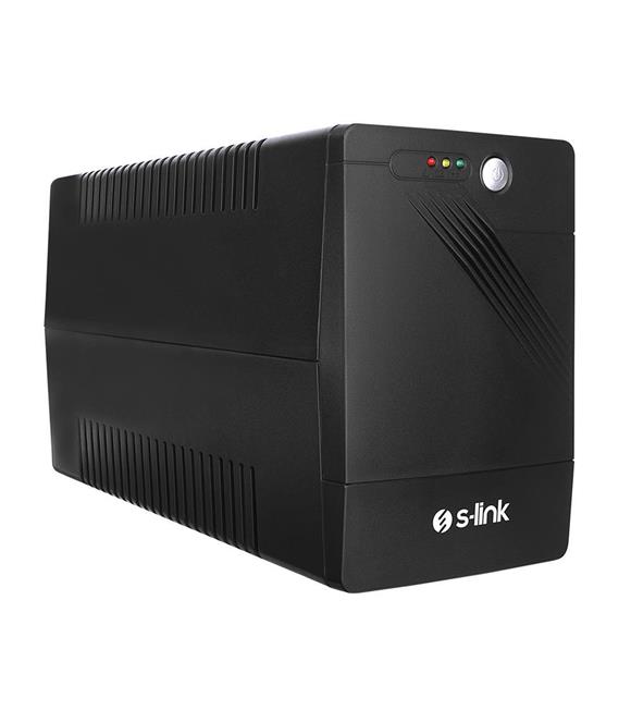 S-link MIGHT U150 1500VA UPS 12V9Ah-2 900W Siyah Line-Interactive Kesintisiz UPS Güç Kaynağı