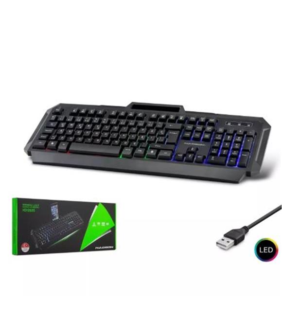 Hadron Hdx2605 Kablolu Oyuncu Klavye Led Q Siyah