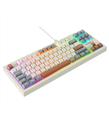 Everest KB-98 SILENT TKL Gri-Gri Mavi-Kahve Rainbow Q Membrane Klavye_1)