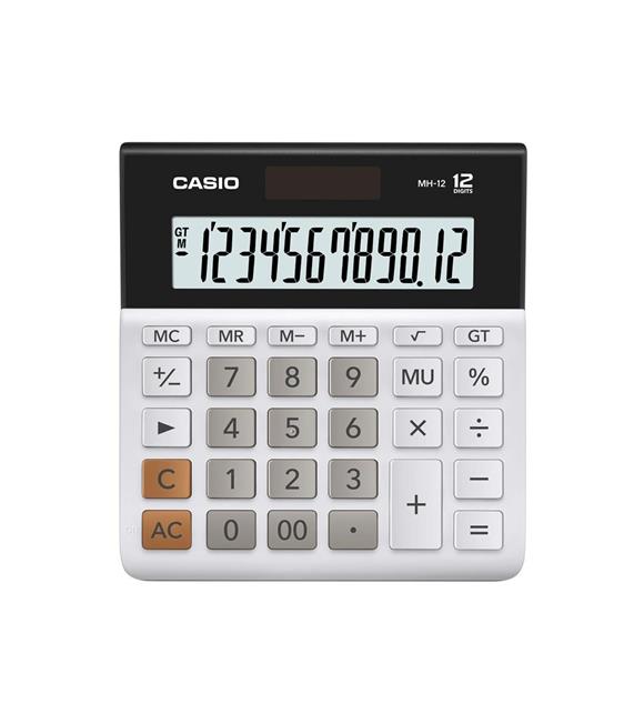 Casio DH-12WE Beyaz 12 Hane Masa Üstü Hesap Makinesi